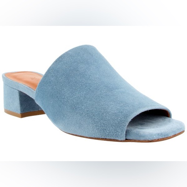 By Far Shoes Scandi Suede Mule Light Blue Size Eu 40 Gently Used